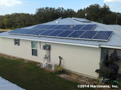 Residential photovoltaic installation
