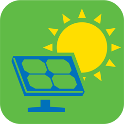 Solar for business icon