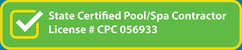 pool spa license